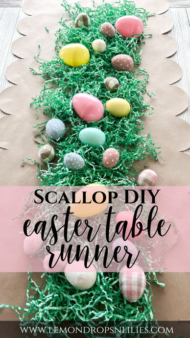 Create a Scallop Table Runner this Easter