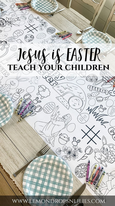 Easter is about Jesus!  You can enjoy the Easter Bunny and teach Jesus too!