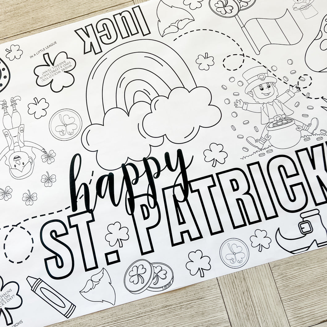 St. Patrick's Day Coloring Runner - 24
