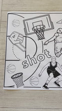 Load and play video in Gallery viewer, Boys Basketball Coloring Runner -  24&quot;x72&quot;
