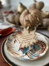 Load image into Gallery viewer, Thanksgiving Conversation Leaves - Set of 12 Thanksgiving Conversation Starters - Lemon Drops &amp; Lilies

