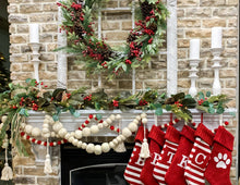 Load image into Gallery viewer, Winter Pine &amp; Magnolia Garland with Berries - 5 ft - Lemon Drops &amp; Lilies
