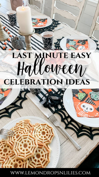 Last Minute Halloween Ideas That Won't Stress You Out!