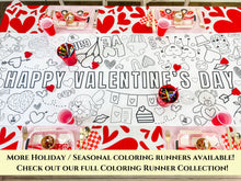 Load image into Gallery viewer, Happy Birthday Coloring Runner - Personalization Ready! - 24&quot;x72&quot;
