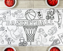 Load image into Gallery viewer, Boys Basketball Coloring Runner -  24&quot;x72&quot;
