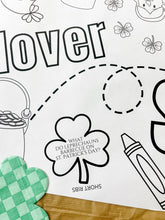 Load image into Gallery viewer, St. Patrick&#39;s Day Coloring Runner - 24&quot;x72&quot;
