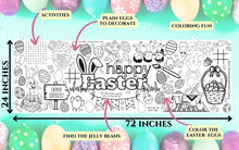 Load image into Gallery viewer, Easter Egg Hunt Coloring Runner - 24&quot; x 72&quot;

