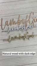 Load and play video in Gallery viewer, Names of Christ - Set of 8 Wood Cutouts (12 Inch)
