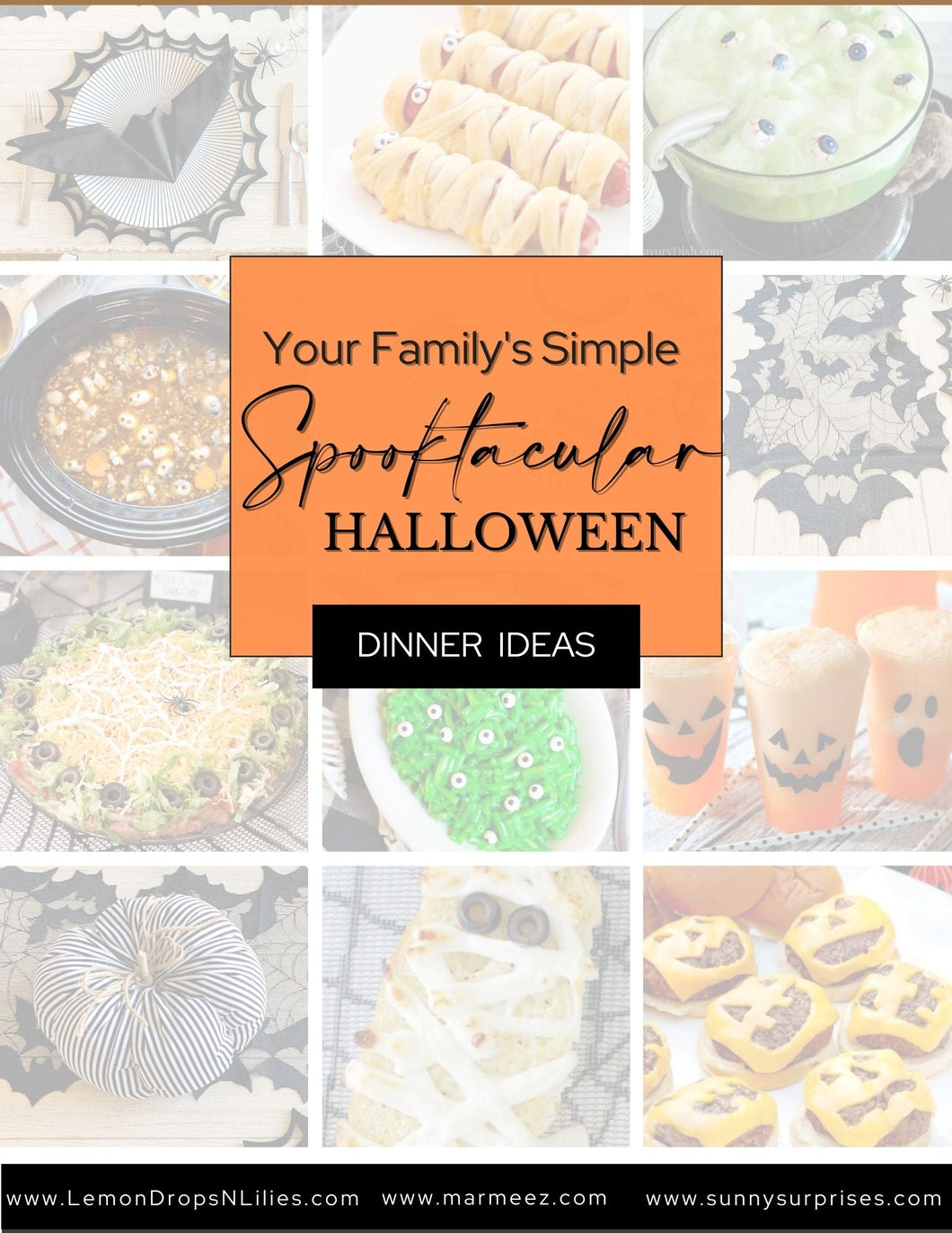 9 FREE Halloween Dinner Ideas! - Lemon Drops & Lilies