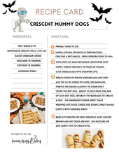 Load image into Gallery viewer, FREE DOWNLOAD - Crescent Mummy Dogs - Lemon Drops &amp; Lilies
