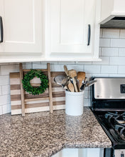 Load image into Gallery viewer, Hand Towel Ladder - Rustic | Towel Holder - Lemon Drops &amp; Lilies
