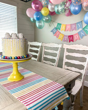 Load image into Gallery viewer, Happy Birthday Banner - Sherbet Rainbow - Lemon Drops &amp; Lilies
