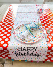 Load image into Gallery viewer, Happy Birthday Table Runner - Double Sided - Lemon Drops &amp; Lilies
