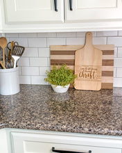 Load image into Gallery viewer, &quot;I Can Do All Things Through Christ&quot; - Names of Christ engraved cutting board - Lemon Drops &amp; Lilies
