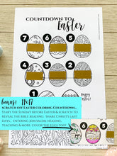 Load image into Gallery viewer, Jesus is Easter - Color &amp; Learn Faith Table Runner, Advent &amp; Recipe - Lemon Drops &amp; Lilies
