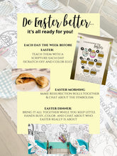Load image into Gallery viewer, Jesus is Easter EXPERIENCE- Color &amp; Learn Faith Table Runner, Advent &amp; Recipe - Lemon Drops &amp; Lilies
