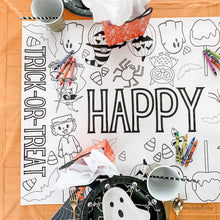 Load image into Gallery viewer, &quot;Not So Scary Halloween&quot; Coloring Runner - Lemon Drops &amp; Lilies
