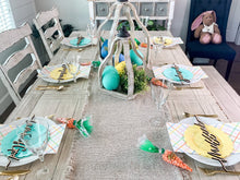 Load image into Gallery viewer, Tassel Table Runner - off white/tan - Lemon Drops &amp; Lilies

