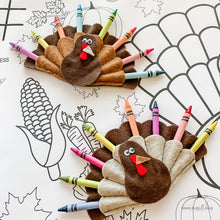 Load image into Gallery viewer, Turkey Crayon Holders - Lemon Drops &amp; Lilies
